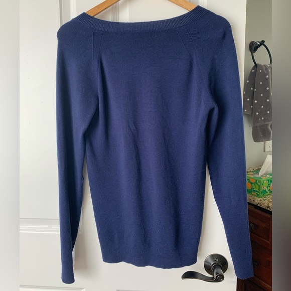 Peter Millar 100% Extra Fine Italian Merino Wool V-Neck Pullover Sweater - Picture 7 of 8